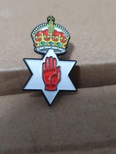 Ulster Pin Badge With 2