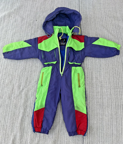 Vintage ski slope kids one - kids,