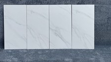 300x600mm White Marble Effect Matt Porcelain Floor Tiles 10m² / 20m² Job Lot