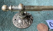 58cm Cast brass towel rail old vintage Kitchen French 1900 Bathroom quality  DD6