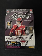 2025 Panini Absolute NFL Football 6-Pack Hobby Blaster Box Factory Sealed