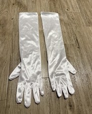 Vintage Style White Satin