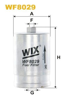Fuel filter wix filters - fuel, wf8029
