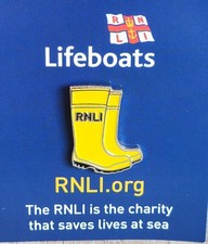 RNLI Lifeboat  Wellies  Badge