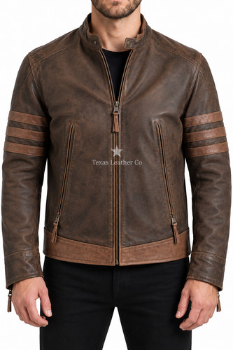 Men brown distressed - men's,