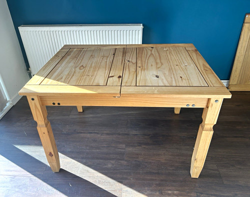 Extendable wooden dining - wooden,