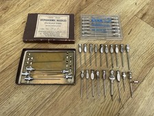 Vintage Hypodermic Needles ESCO Yale Mayer C.F.T Stainless Steel & Nickel Bundle