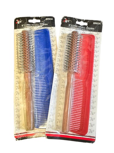 Vtg ace comb - 9", brush