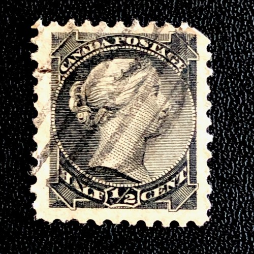 Canada 1889 stamp - 1/2c, stamp-small