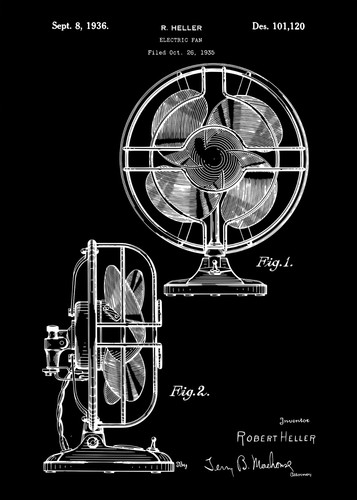 Electric fan patent - electric,