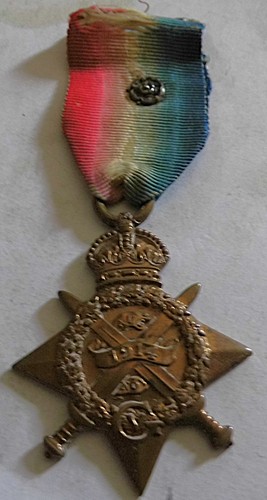 Ww1 mons star pte hamm - ww1,
