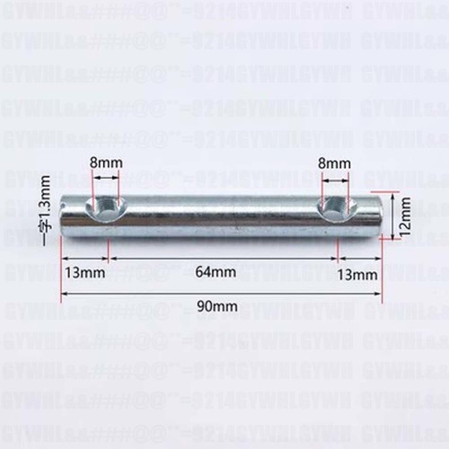 Barrel nut cross - m5, m6