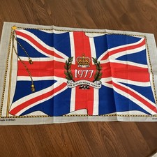  Vintage, Queens Silver Jubilee 1977  Tea Towel, unused. United Kingdom.