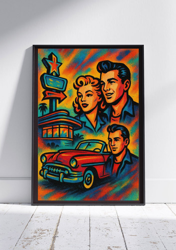 Retro pop art - retro, |