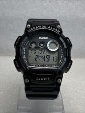 Casio Vibration Alarm Watch Black W-735H-1AVEF