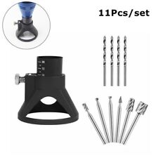 Cutting Guide Attachment Kit HSS Router Drill Bit Set Fit For Dremel Multi Tool