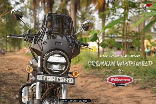 Wanderer smoke windshield fit - windshield,