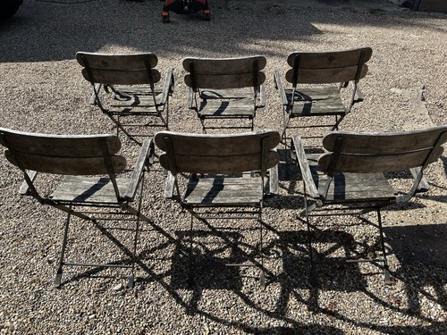 Six vintage cast - cast, iron