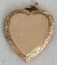 Antique Gold Filled Heart