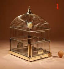 A Brass Very Decorative Bird Cage Circa 1920-40