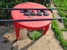 Thule Steel SquareBar Evo Roof Bars Set to fit Honda CR-V Mk.2 02-06 Closed Rail