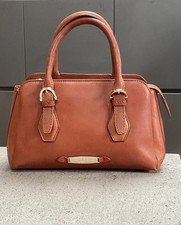 Genuine Tan Leather Double Handled Grab/Crossbody Bag,  Dressage, Paul Costelloe