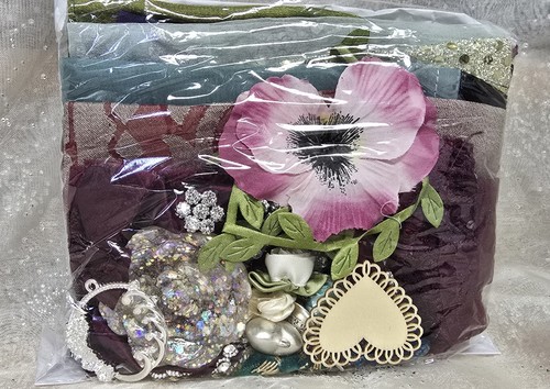 Sari fabric scrap packs - fabric,
