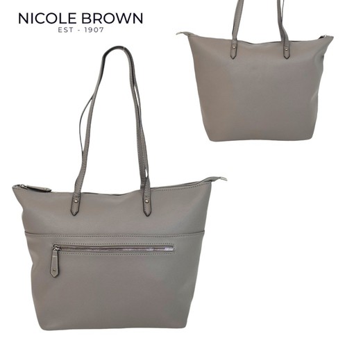 Women faux leather tote - leather,