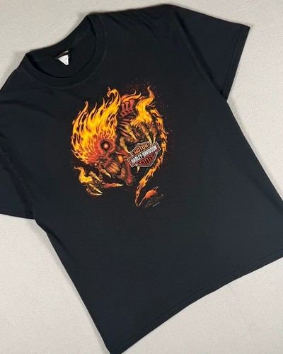 Harley davidson flaming - davidson,