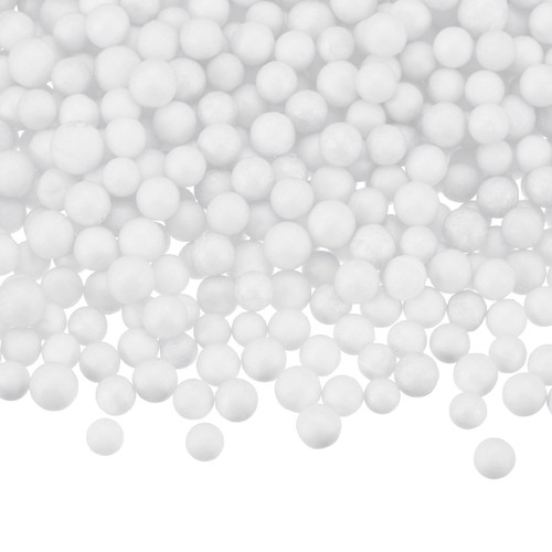 Foam beads 6mm - foam, 4-6mm