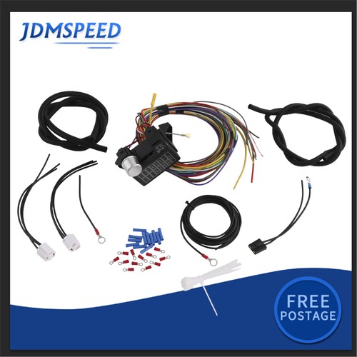12v way circuit fuse harness - 8-way,