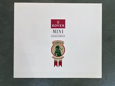 1995 JDM Japanese Rover Mini Tartan Special LE brochure (rare)