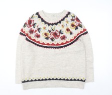 Tu Women Cream Fair Isle