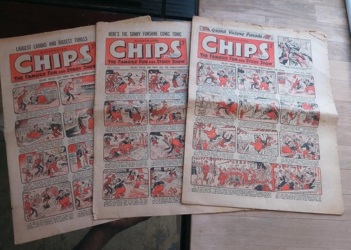 Illustrated chips comics - illustrated,
