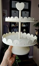 Zara Home Cream Metal 2-Tier