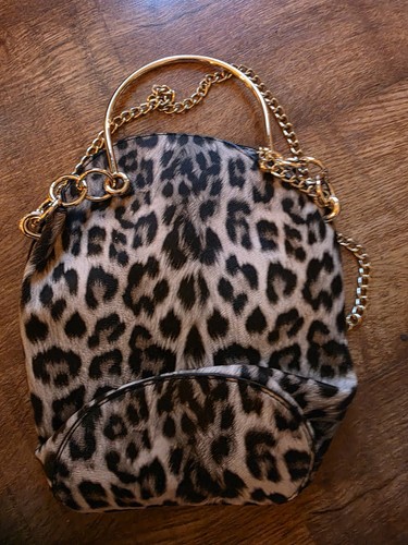Leopard print handbag - print,
