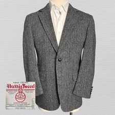 HARRIS TWEED WOOL Mens Blazer
