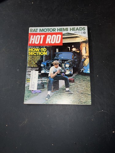 Vintage hot rod magazine march - hot,
