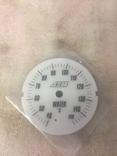 AEM 52mm Analogue Digital White Face Plate Gauge Water Temperature 30-5140M