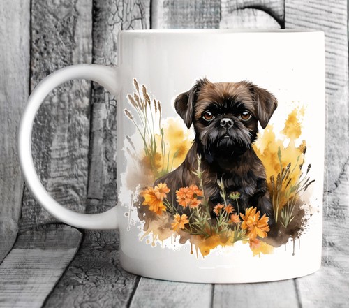 Pet dog mug - pet, watercolour