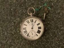 Goliath Silver pocket Watch, Thomas Peter Hewitt, With Chester Hallmark