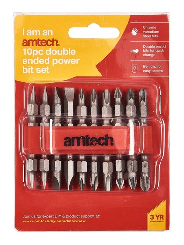10pc double ended power drill - 10pc,