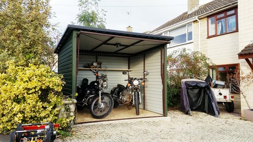 Quality 8x8ft garage bike shed - quality,