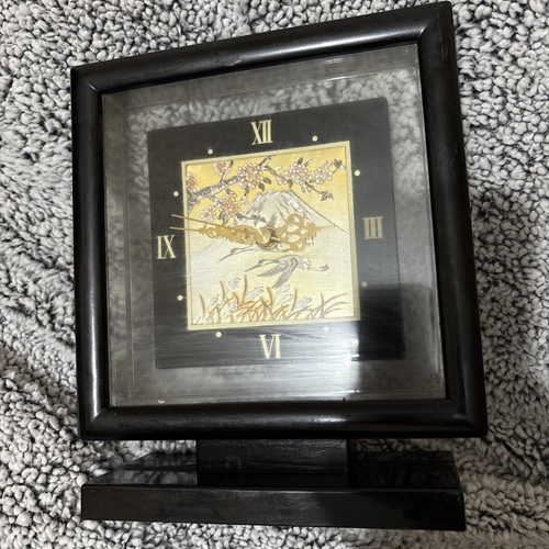 Plastic japanese mantel clock - japanese,
