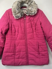 M&Co Spirit Women’s Pink Winter Jacket with Hood UK Size 12 New