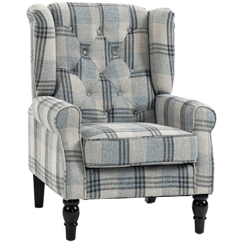 Homcom accent chair wingback - chair,