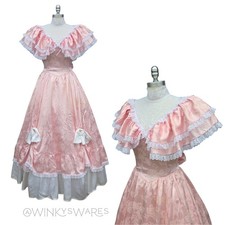 Gunne Sax Vintage 80s Pink