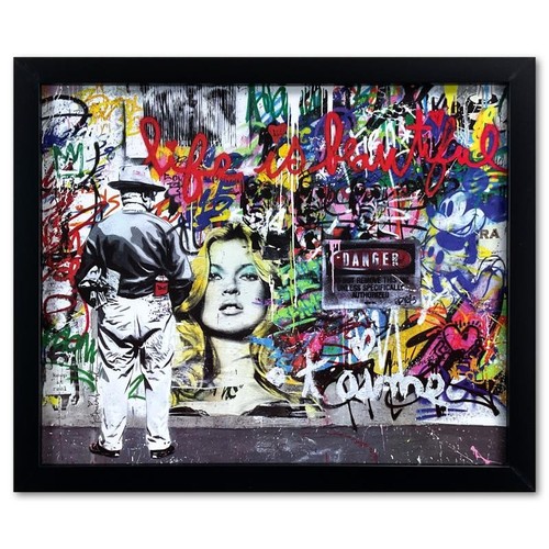 Brainwash street graffiti - mr,