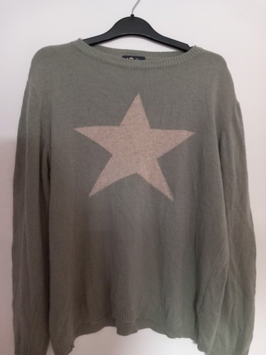 Luella sage green star - star, knit