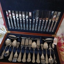  Debenhams Canteen of Cutlery 60 Pieces Stainless Steel Cutlery Set in box VGC